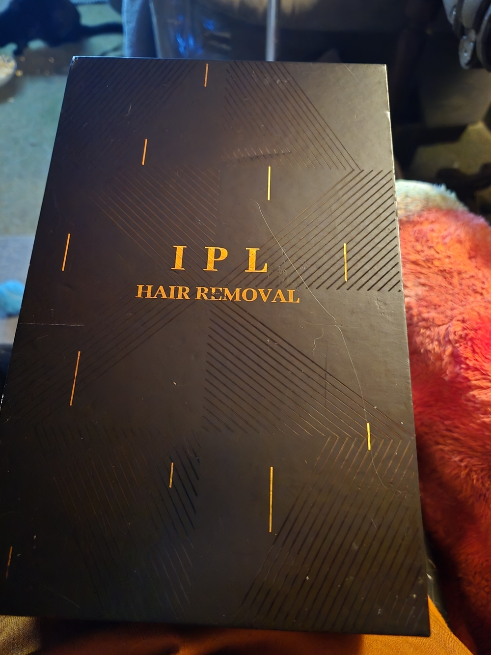 IPL Hair Removal Device - Black & Gold Accents